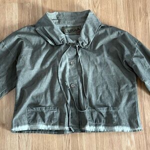 EUC Women’s Luukaa Cotton Arm Jacket - Size 3 - Olive Green